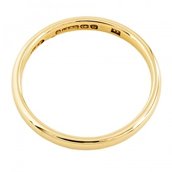 9ct gold 1.5g Vintage Wedding Ring size L